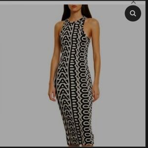 NWT MARC JACOBS MONOGRAM MAXI DRESS